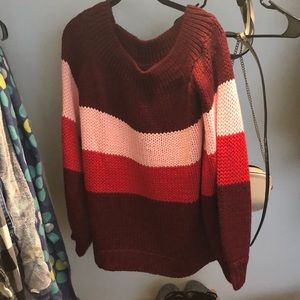 Off Shoulder Sweater
